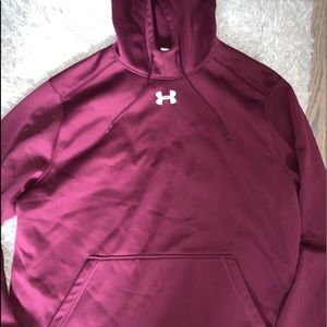 Maroon under armor hoodie